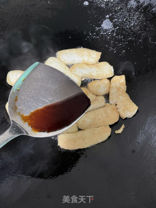 蒜苗豆腐的做法步骤：5
