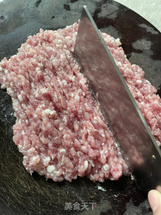 酸豆角肉末粉的做法步骤：3