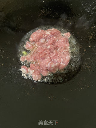 酸豆角肉末粉的做法步骤：5