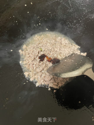 酸豆角肉末粉的做法步骤：6