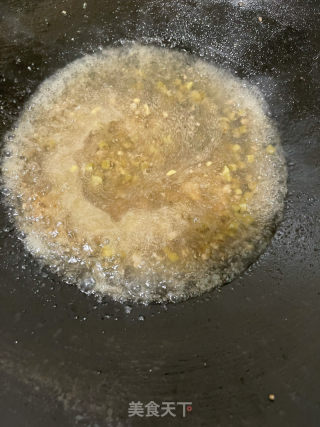酸豆角肉末粉的做法步骤：9