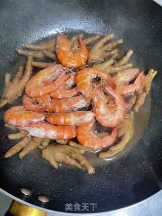 鲜虾鸡爪煲的做法步骤：12