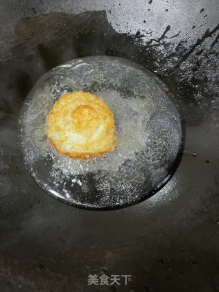 鲜虾鸡蛋肉饼汤面的做法步骤：7