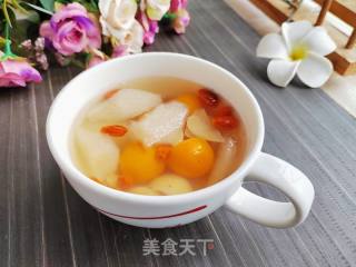 百合金桔雪梨汤的做法步骤：6