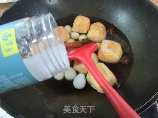 鹌鹑蛋烧油豆腐的做法步骤：5