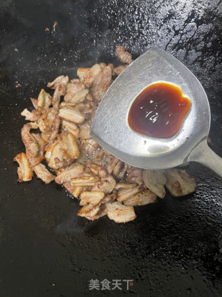 小竹笋炒五花肉的做法步骤：5