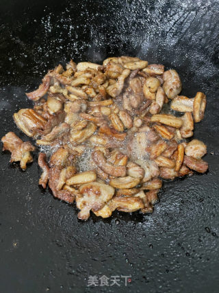 小竹笋炒五花肉的做法步骤：6