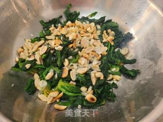 花生菠菜的做法步骤：10