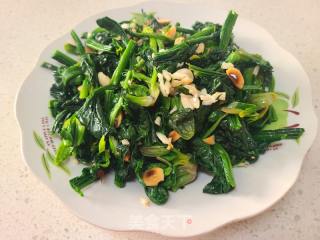花生菠菜的做法步骤：12