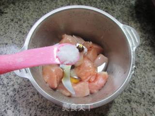 油面筋塞鸡胸肉的做法步骤：6