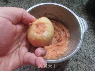 油面筋塞鸡胸肉的做法步骤：8