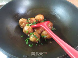 油面筋塞鸡胸肉的做法步骤：14