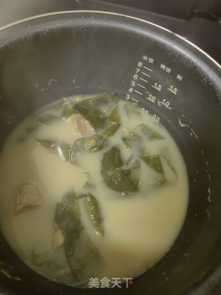 绿豆筒子骨汤的做法步骤：7
