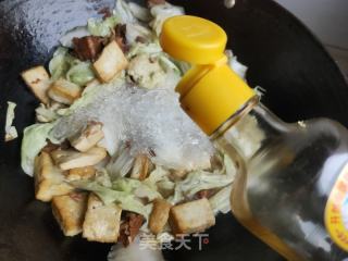 白菜豆腐烩粉条的做法步骤：12