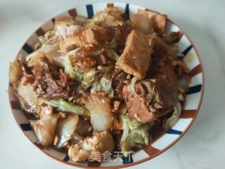 白菜豆腐烩粉条的做法步骤：17