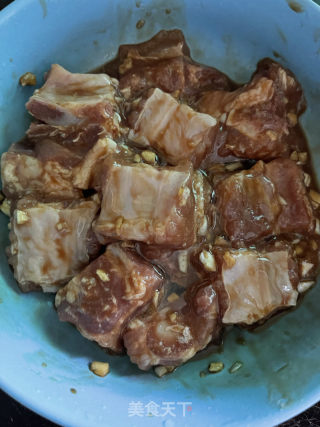 蒜蓉排骨蒸腐竹的做法步骤：8