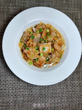 蒜蓉排骨蒸腐竹的做法步骤：13