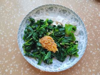 菠菜拌豆腐的做法步骤：6