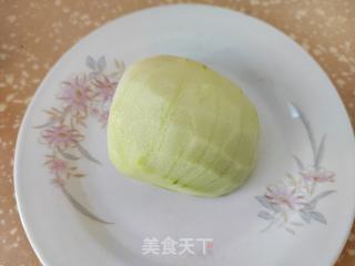 蒜苗苤蓝炒肉丝的做法步骤：2