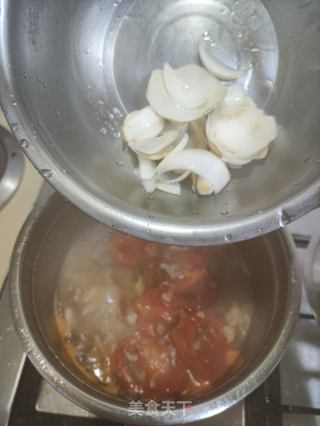 鸡肉百合菜丝汤的做法步骤：7