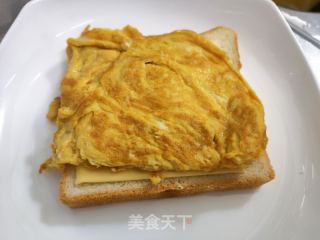 鸡蛋芝士三明治的做法步骤：3