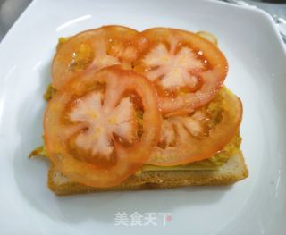 鸡蛋芝士三明治的做法步骤：4