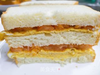 鸡蛋芝士三明治的做法步骤：9
