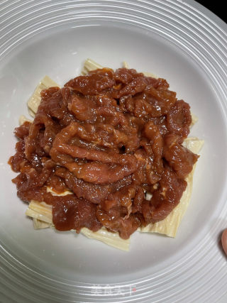腐竹蒸牛肉的做法步骤：8