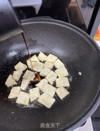 豆腐西红柿炒菠菜的做法步骤：5