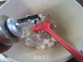 大蒜肉片炒豆腐的做法步骤：5