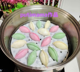 年夜宴多彩蒸饺的做法步骤：15