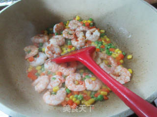 杂菜炒虾仁的做法步骤：6