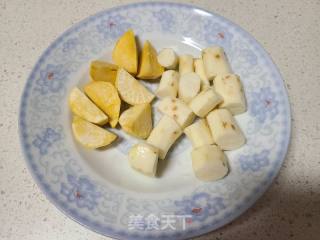 蔓菁山药小米粥的做法步骤：1
