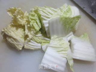 虾干大白菜荞麦面的做法步骤：2