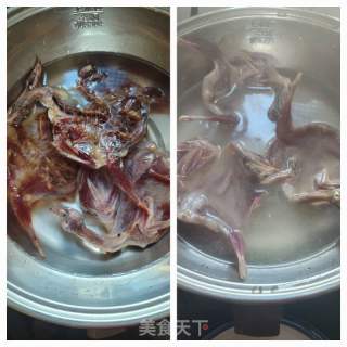 蒜苗爆炒腊鹌鹑的做法步骤：1