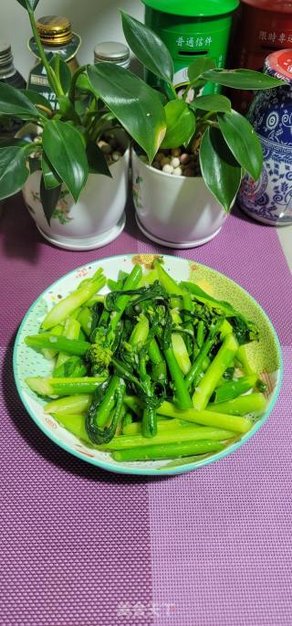 蒜蓉炒芥兰的做法步骤：10