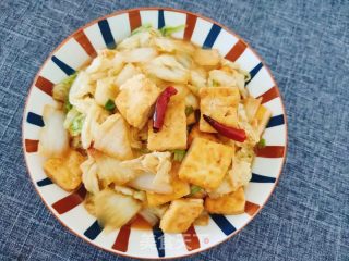 白菜烧豆腐的做法步骤：11