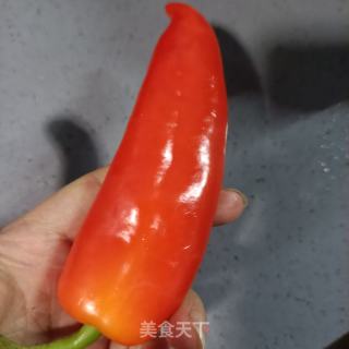 西芹红椒炒驴肉的做法步骤：4