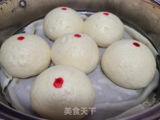 红点馒头的做法步骤：6