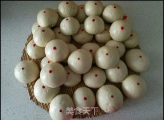 红点馒头的做法步骤：9