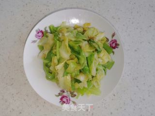 尖椒炒洋白菜的做法