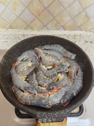 咖喱虾烩杂蔬的做法步骤：7