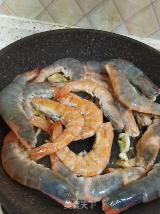 咖喱虾烩杂蔬的做法步骤：8