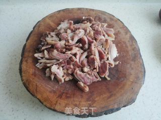 爆炒羊头肉的做法步骤：2