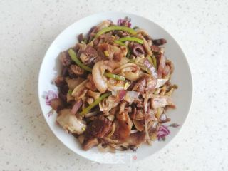 爆炒羊头肉的做法步骤：5