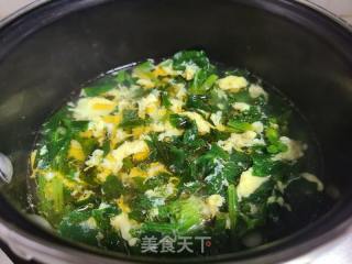 菠菜蛋花汤的做法步骤：7