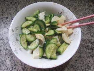 鸡蛋白拌水果小青瓜的做法步骤：8