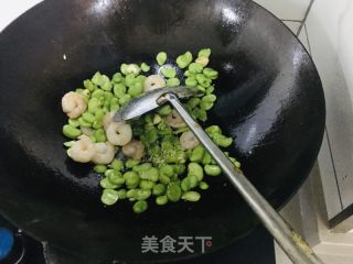 蚕豆虾仁的做法步骤：6