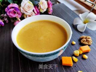核桃南瓜玉米汁的做法