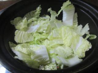 虾干大白菜千张条煲的做法步骤：5